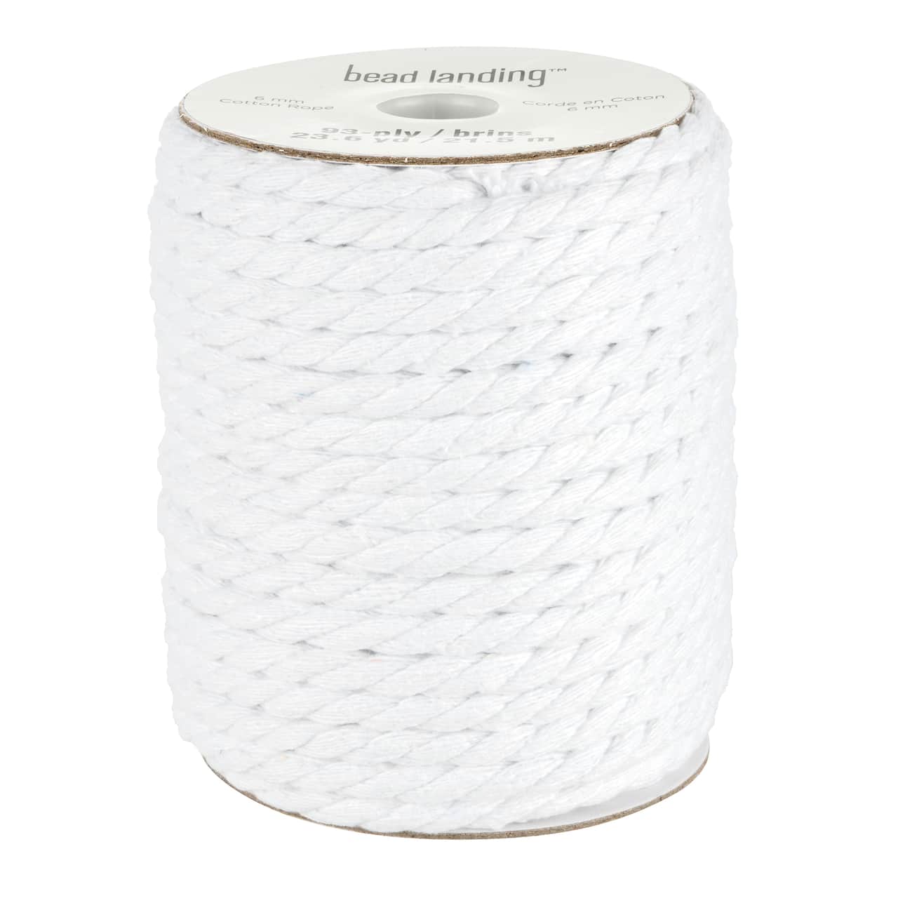 White Macramé Cording, 23.6yd. by Bead Landing™